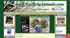 Desktop Screenshot of eyehelpanimals.com